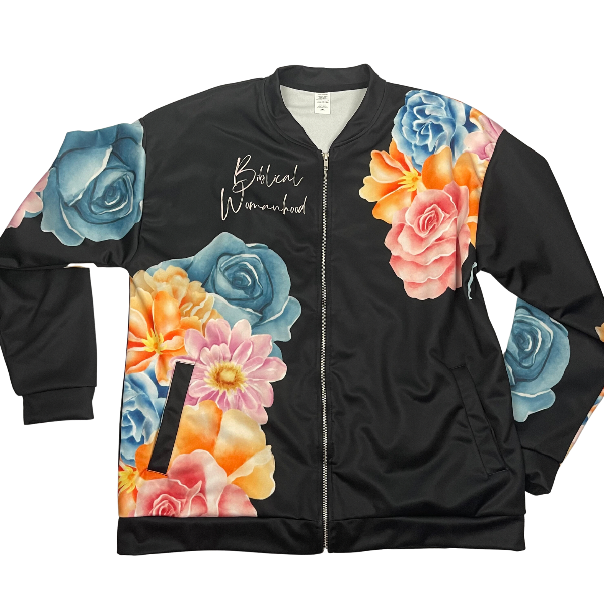 Black Biblical Womanhood Floral Jacket