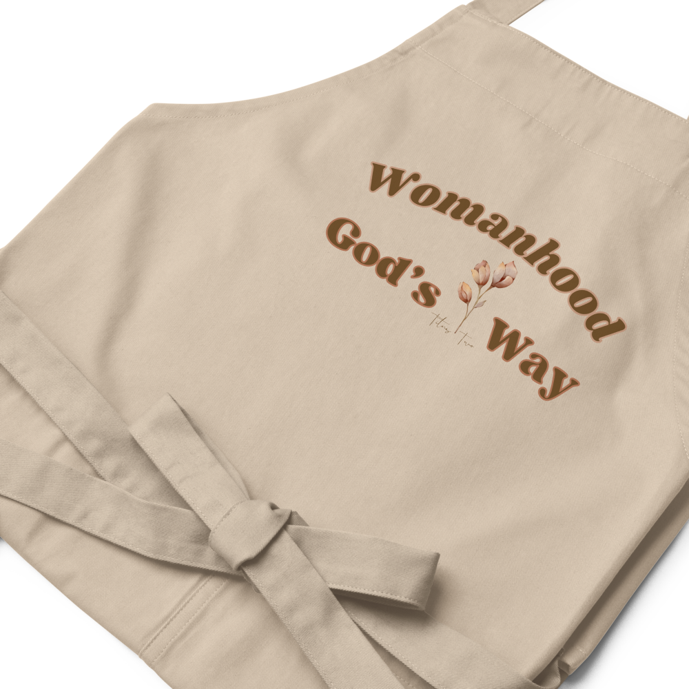 Womanhood God’s Way Khaki Apron