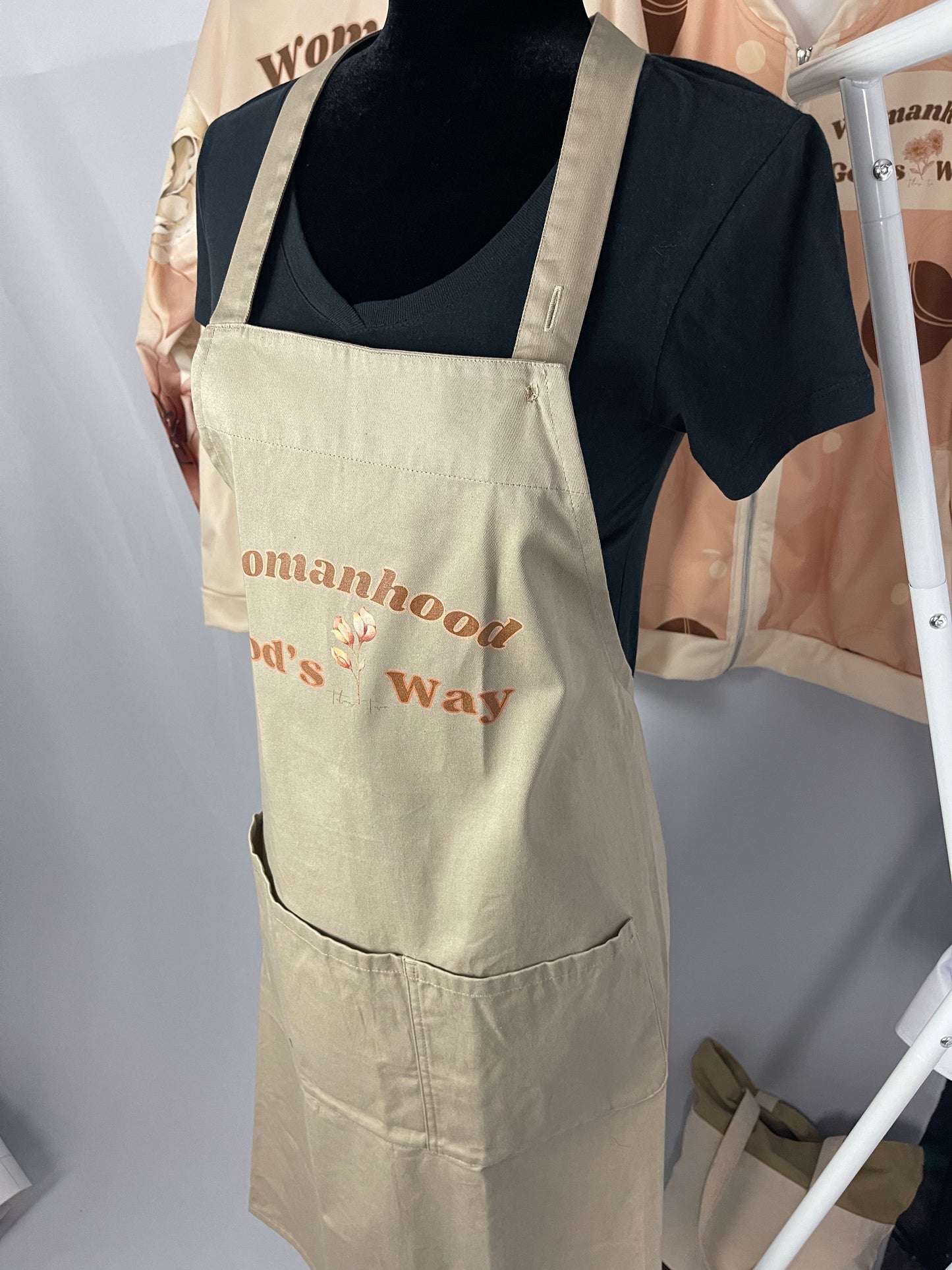 Womanhood God’s Way Khaki Apron