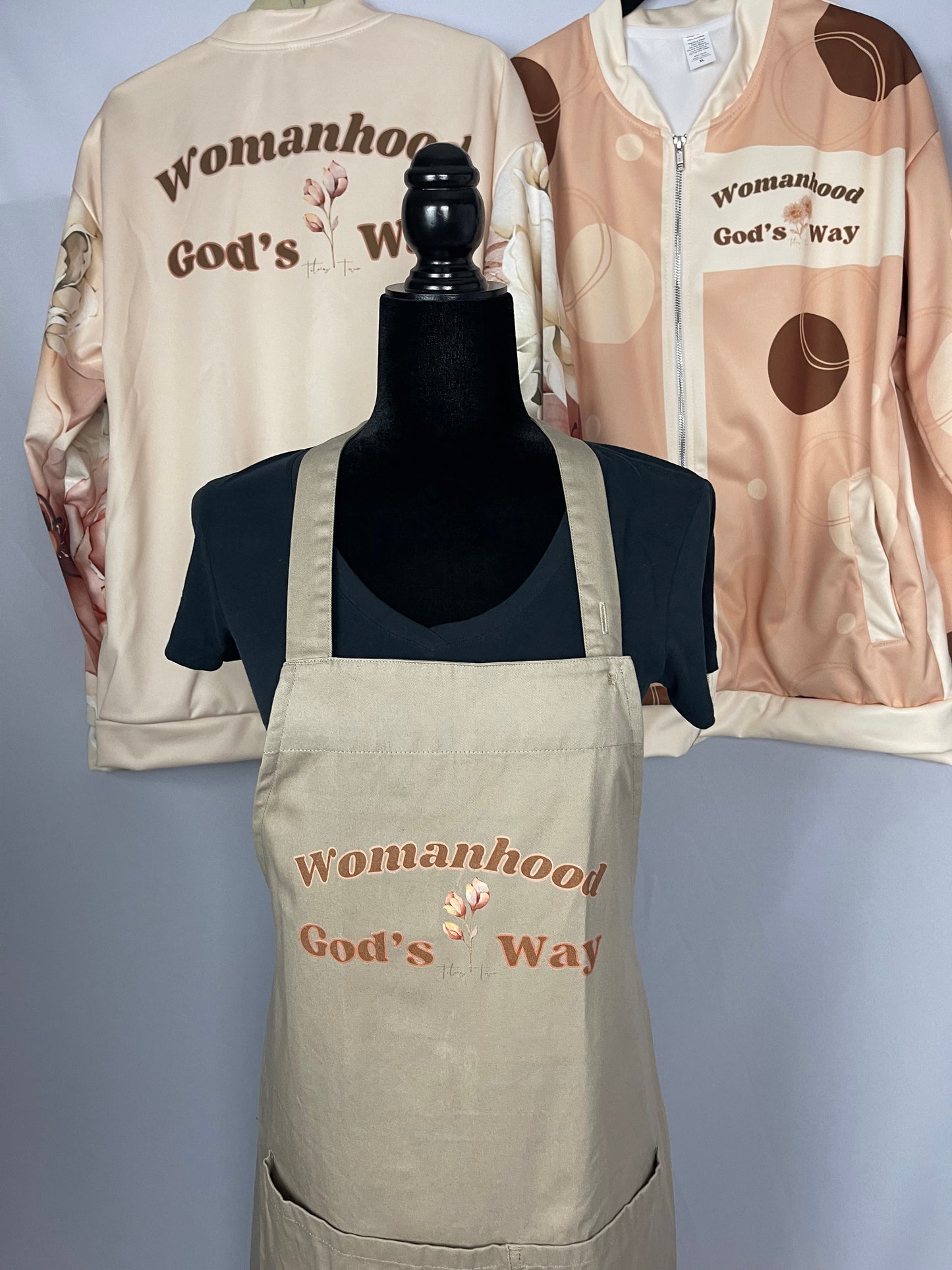 Womanhood God’s Way Khaki Apron