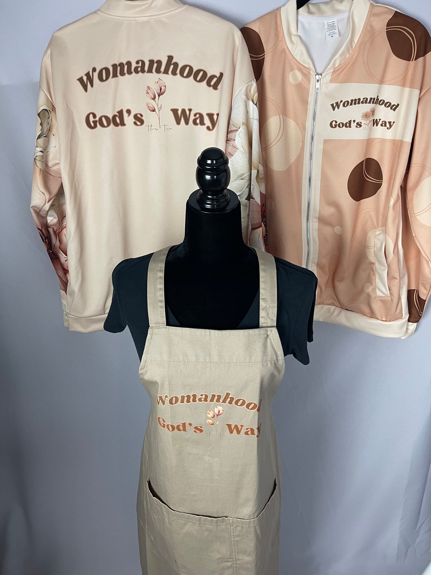 Womanhood God’s Way Khaki Apron