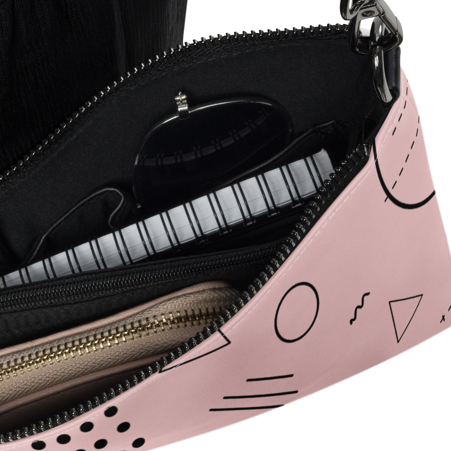 Pink and Black Womanhood God’s Way Handbag