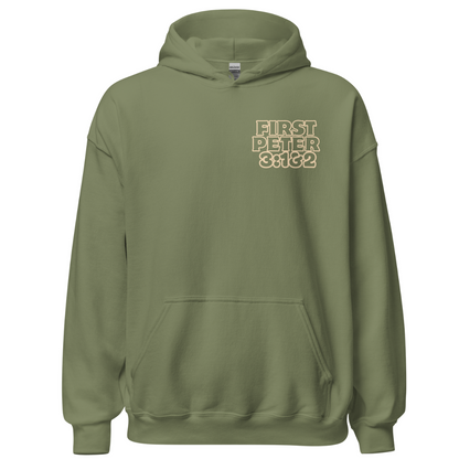 Kindness Wins Without a Word Apple Green Hoodie