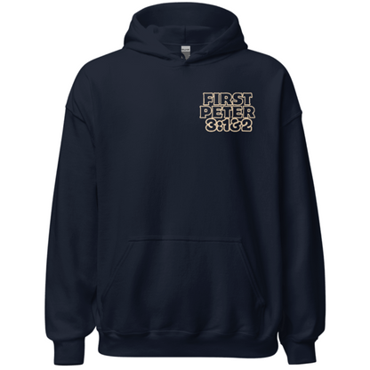 Kindness Wins Without a Word Navy Blue Hoodie