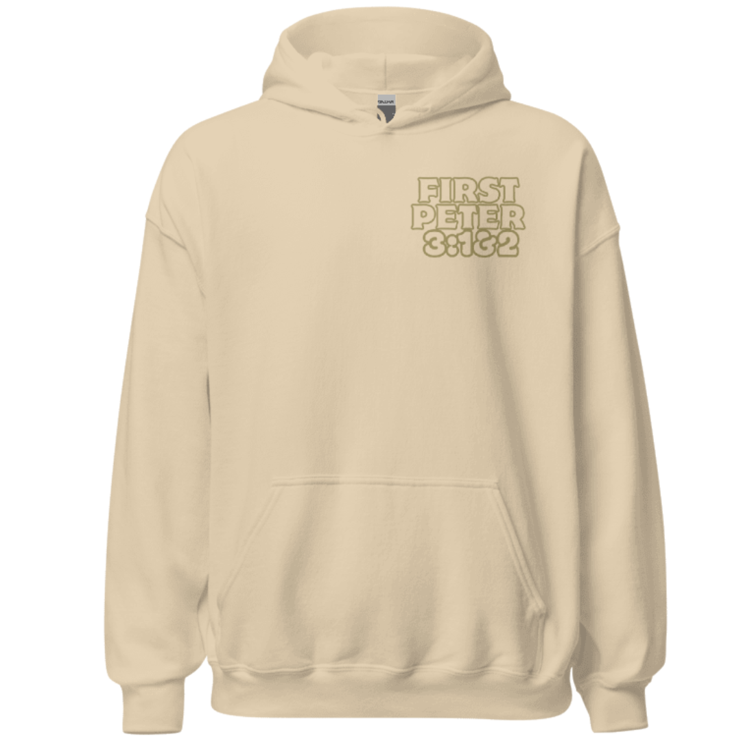 Kindness Wins Without a Word Cream Hoodie