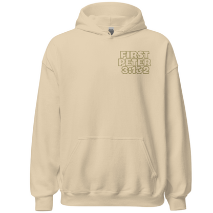 Kindness Wins Without a Word Cream Hoodie