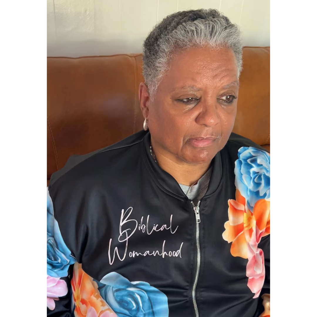 Black Biblical Womanhood Floral Jacket