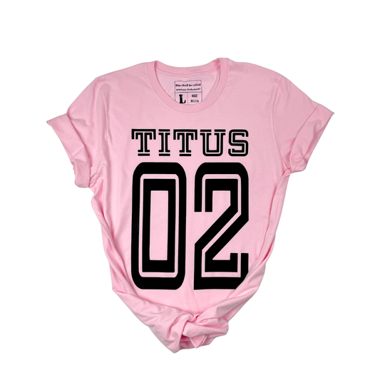 Titus 02 Strawberry and Black Tee