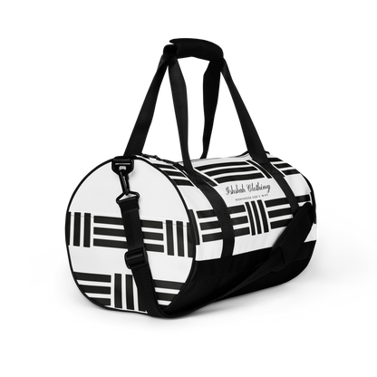Proprietary Duffle Bag Black and White
