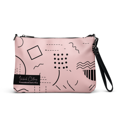 Pink and Black Womanhood God’s Way Handbag