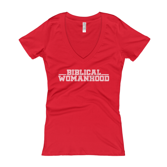 Biblical womanhood T-shirt Red