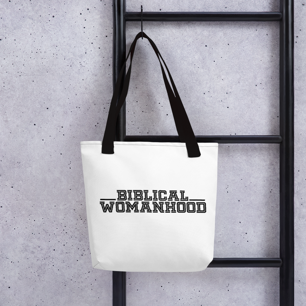Biblical Womanhood Tote bag