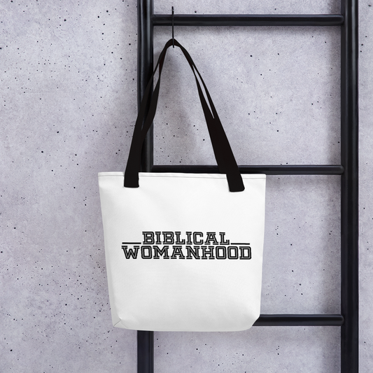 Biblical Womanhood Tote bag