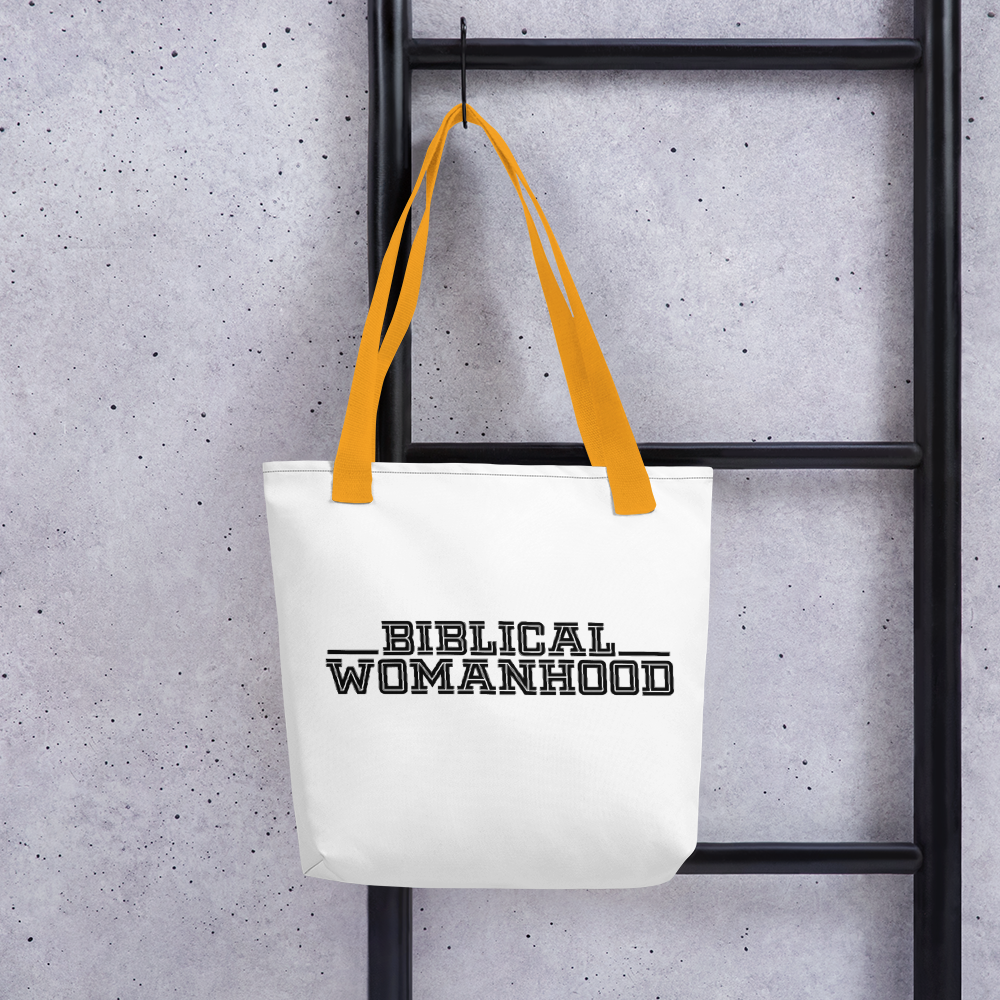 Biblical Womanhood Tote bag