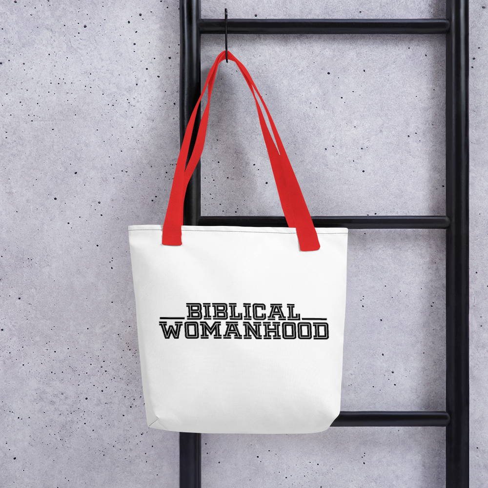 Biblical Womanhood Tote bag